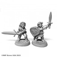 Halfling Fighter and Barbarian (07102)