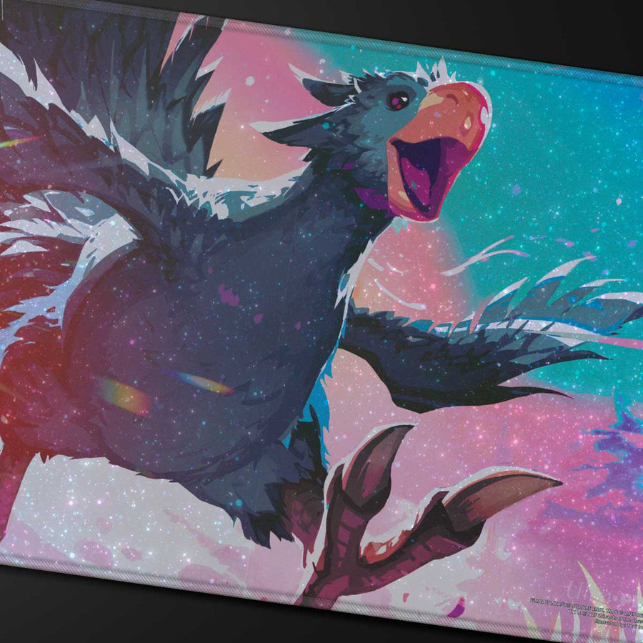 Ultra Pro Playmat - FINAL FANTASY Traveling Chocobo (Black) Holofoil Vault Games Ultra Pro Playmat - FINAL FANTASY Traveling Chocobo (Black) Holofoil Vault Games