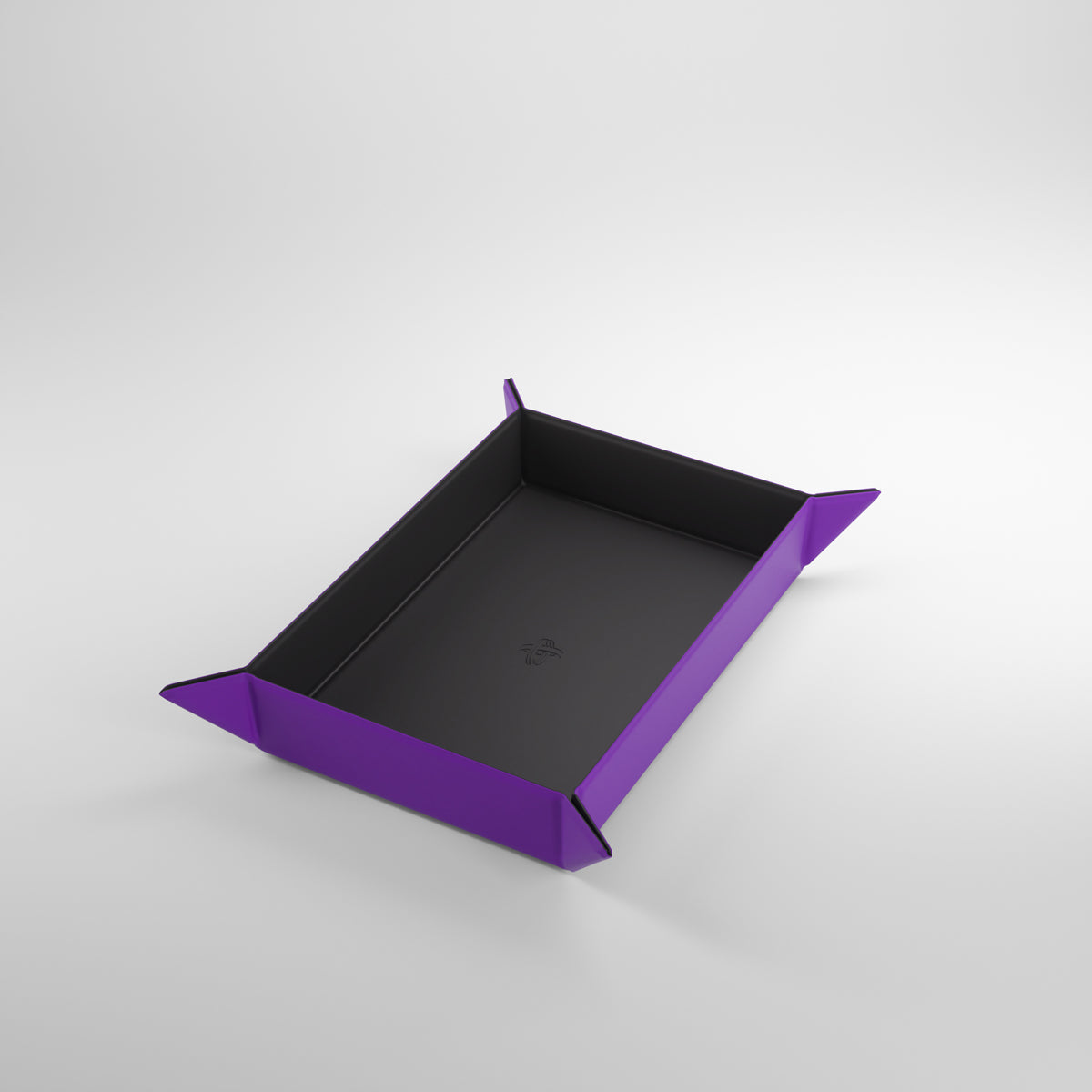 Magnetic Dice Tray Rectangular: Black/Purple