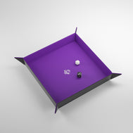 Magnetic Dice Tray: Square - Purple/Black