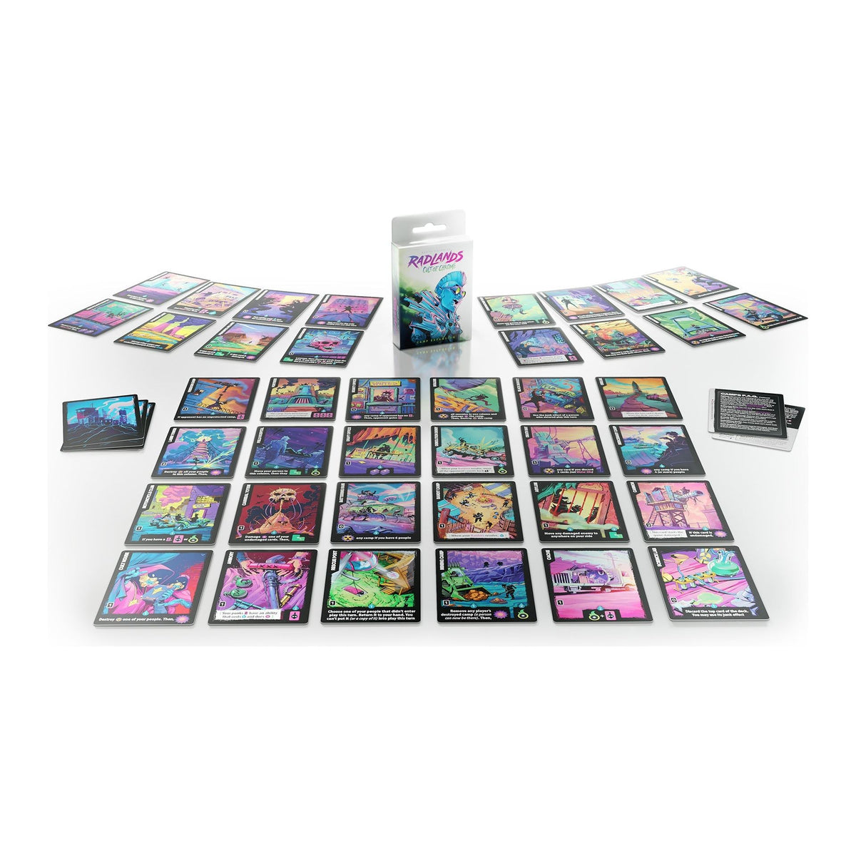 Extension Radlands : Cult Of The Chrome - Roxley Games - Pour Le Jeu De Cartes Post-apocalyptique Radlands