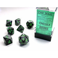 Gemini Black-Grey w/Green - 7 Die Set (CHX26445)