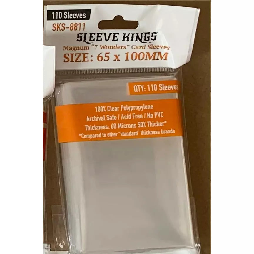 7 wonders card sleeve size Sleeve Kings