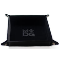 MDG Velvet Folding Dice Tray - Black (10"x10")