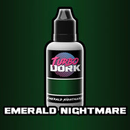 Turbo Dork: Emerald Nightmare Metallic Acrylic Paint - 20ml Bottle