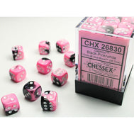 Gemini 12mm D6 Black-Pink/White (36) - CHX26830
