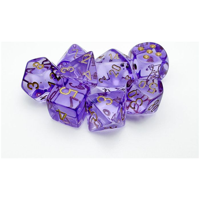 Translucent Lavender/gold - 7 Die Set+bonus (CHX30059)