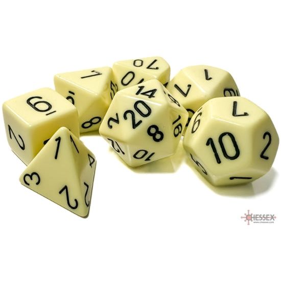 Opaque Pastel Yellow/black - 7 Die Set (CHX25462)