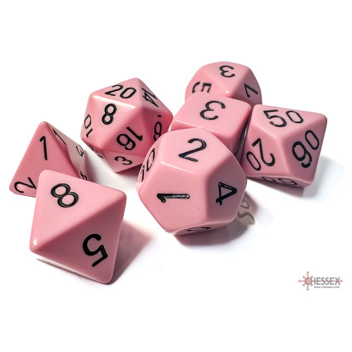 Opaque Pastel Pink/black - 7 Die Set (CHX25464)