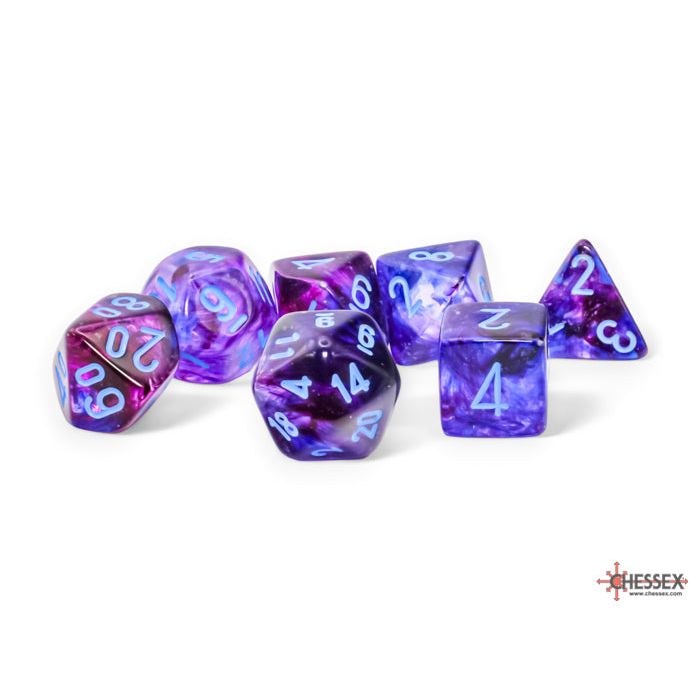 Nebula Mega-hedral Luminary Nocturnal w/Blue - 7 Die Set (CHX22547)