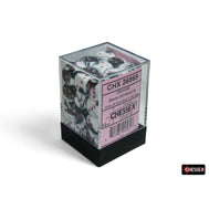 Gemini 12mm D6 Black-White/Pink (36) (CHX26869)