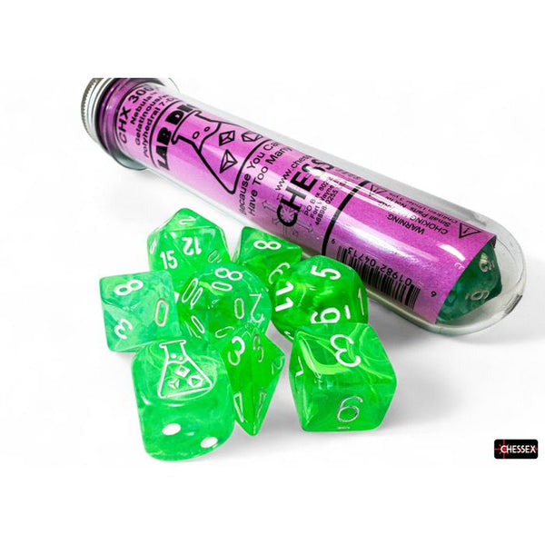 Nebula Gelatinous/white - 7 Die Set+bonus (CHX30074)
