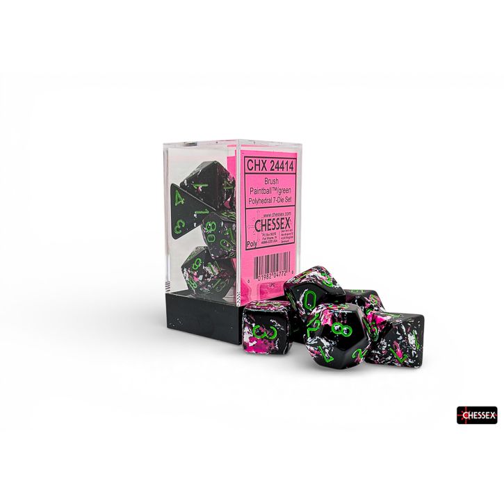 Brush Paintball w/Green - 7 Die Set (CHX24414)
