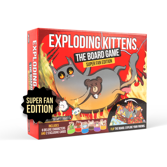 Exploding Kittens: The Board Game (Super Fan Editiom)