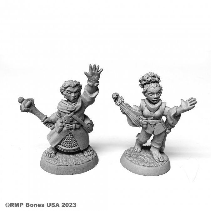 Halfling Cleric and Bard (07103)