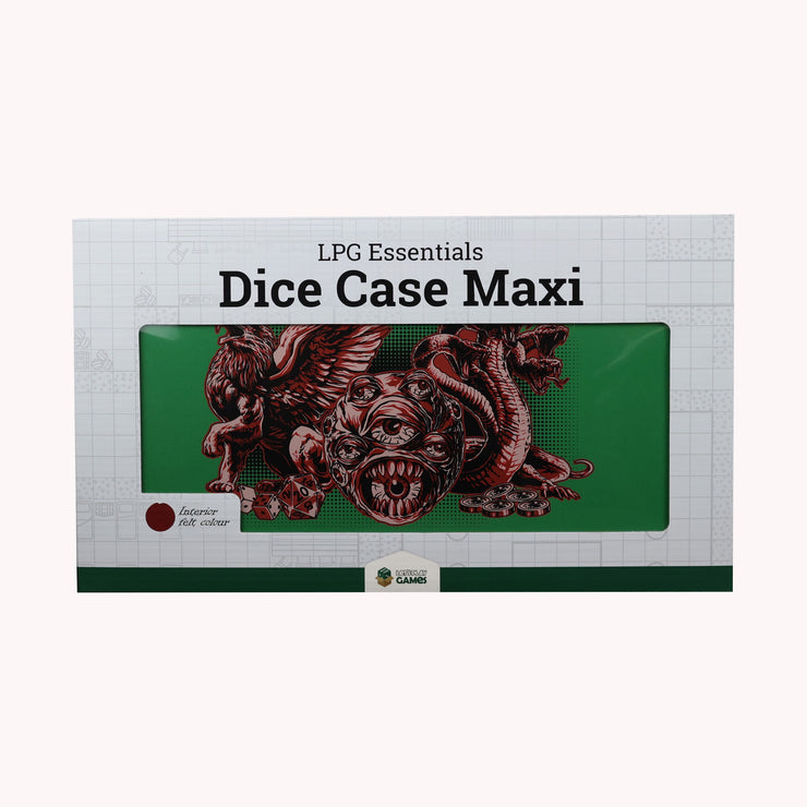 LPG Dice Case Maxi - Teal/Crimson