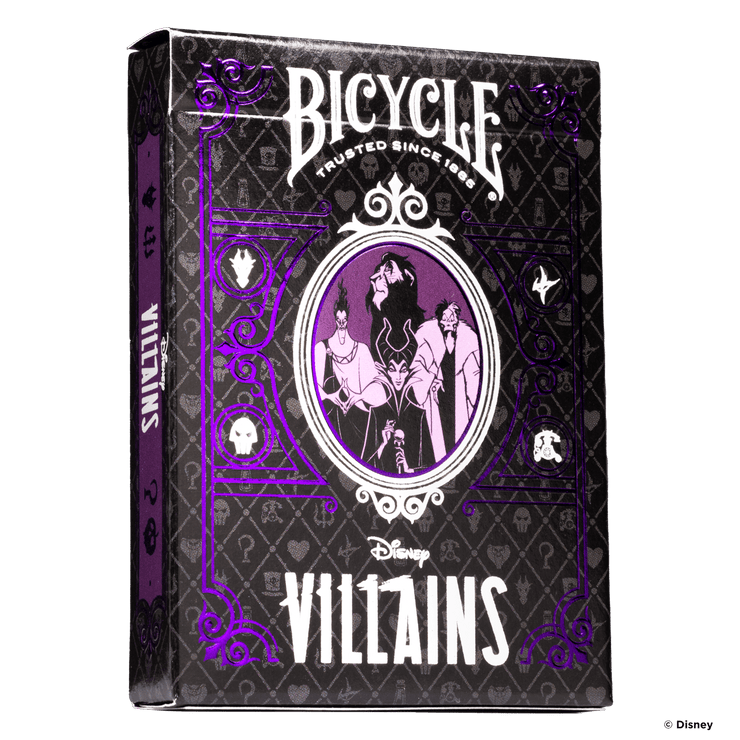 Playing Cards - Bicycle: Disney Villains (Purple)