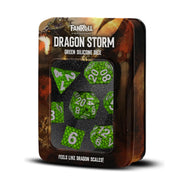 MDG Silicone Dice Set - Dragon Storm: Green Dragon Scales