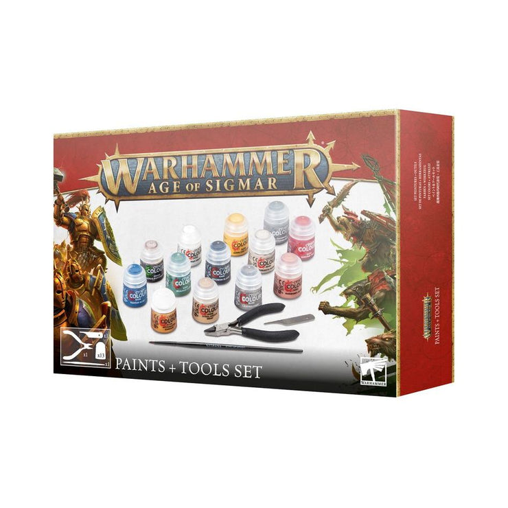 Warhammer: Age of Sigmar - Paints + Tools Set