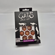 Cats Dice Set - Ginger (7)