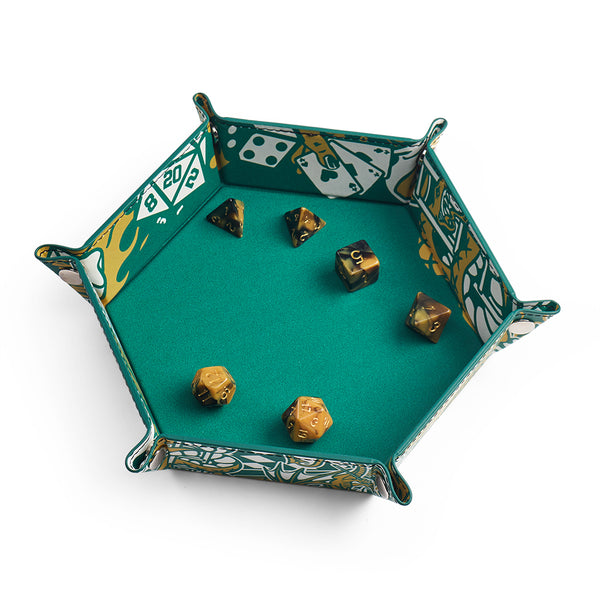 LPG Hex Dice Tray 6&quot; - Artist Series: Cara