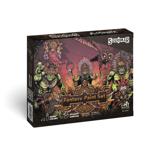Fantasy Vallejo Game Colour Paint Set - Squidmar Miniatures