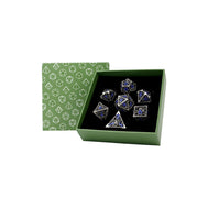 Strange Aeon Steel/Blue - Metal RPG Dice Set (LPG) (Copy)