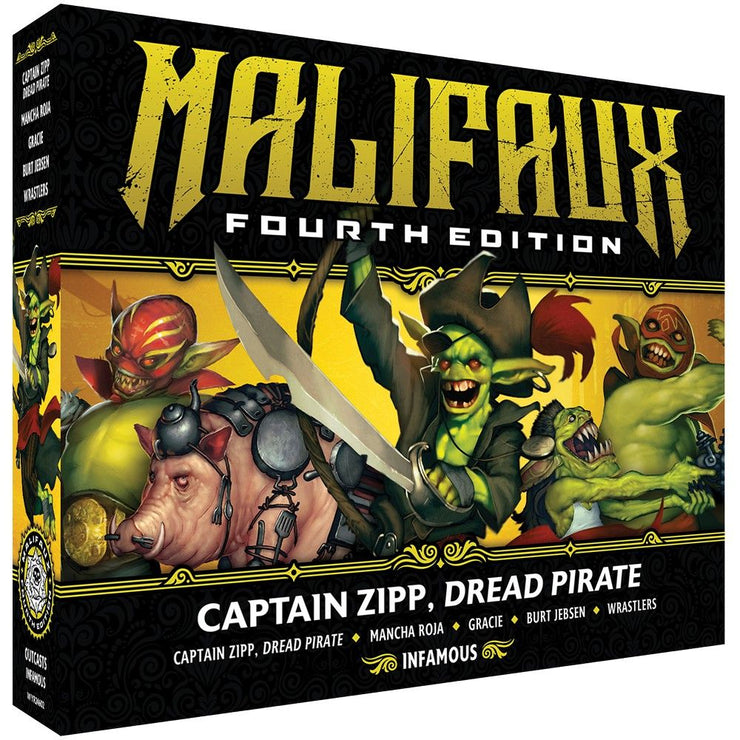 Malifaux - Outcasts: Captain Zipp - Dread Pirate