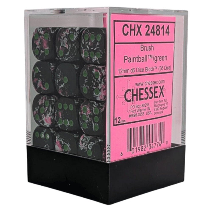 Brush 12mm D6 Paintball/Green (36) (CHX24814)