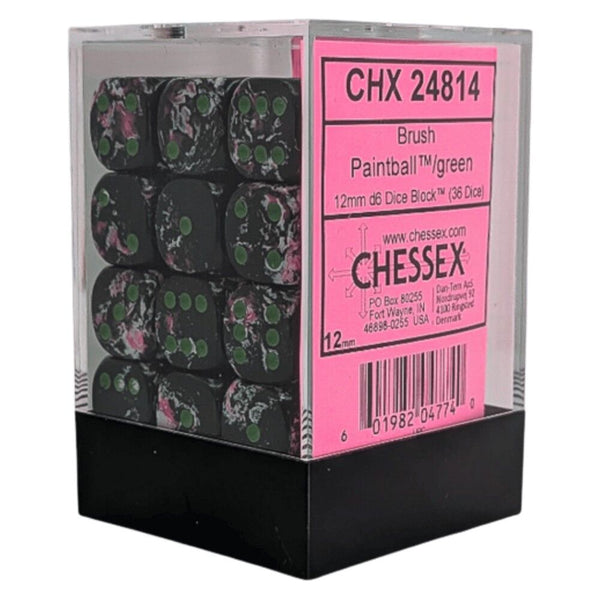 Brush 12mm D6 Paintball/Green (36) (CHX24814)