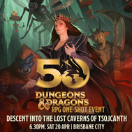 Dungeons and Dragons 50th Anniversary: RPG One-Shot Event @ Brisbane City