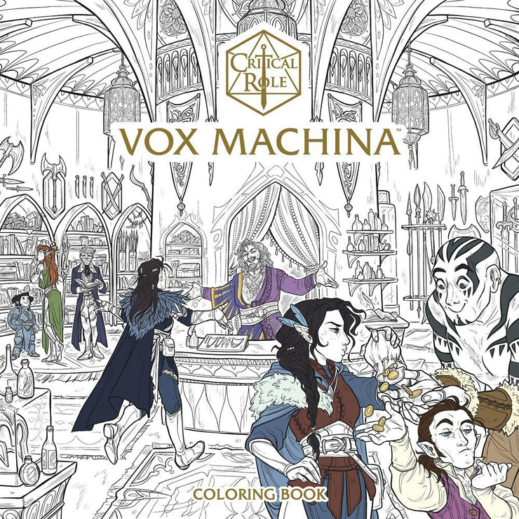 Critical Role Vox Machina: Coloring Book