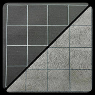 Chessex 1 inch Battlemat Black-Grey Reversible Squares (23.5 x 26 inch)