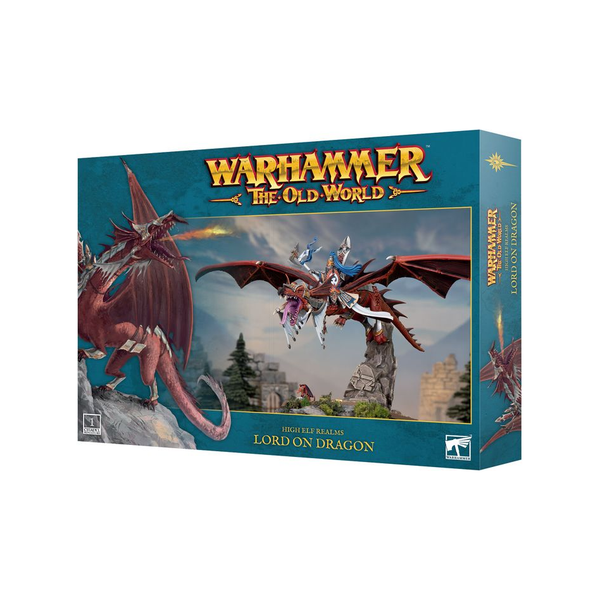 The Old World: High Elf Realms Lord On Dragon