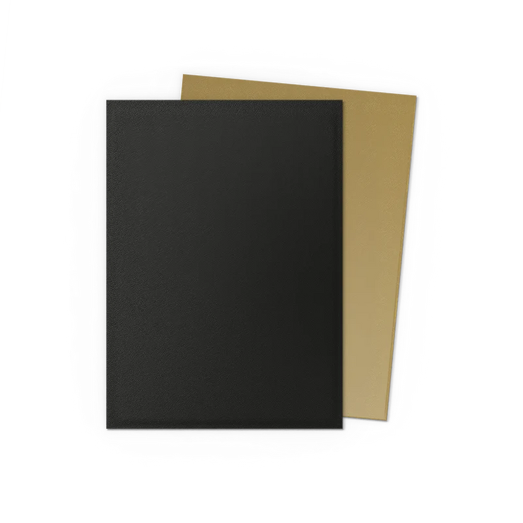 Dragon Shield Sleeves DUAL MATTE - Black & Gold (100pk)