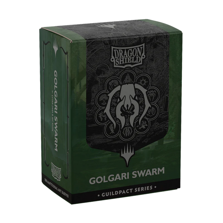 Dragon Shield Sleeves DUAL MATTE ART Guildpact Series - Golgari Swarm (100pk)