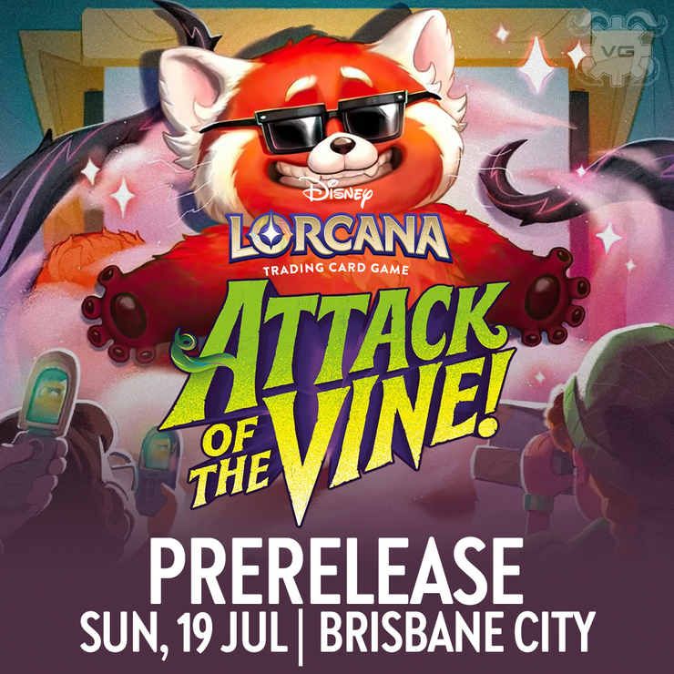 Lorcana: Attack of the Vine! Prerelease @ Vault Games Brisbane - Fri 19 Jul