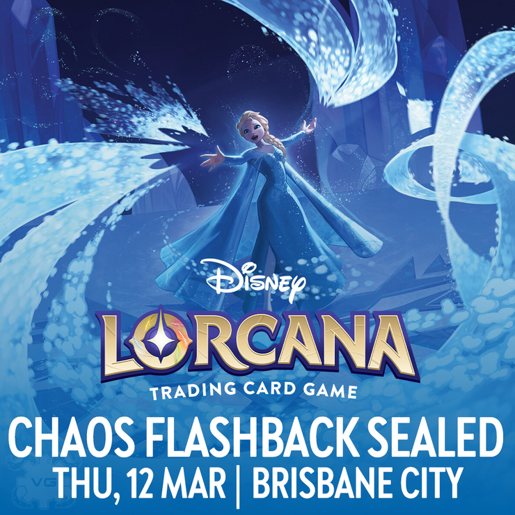 Lorcana Chaos Flashback Sealed @ Vault Games Brisbane City - Thurs Mar 12th