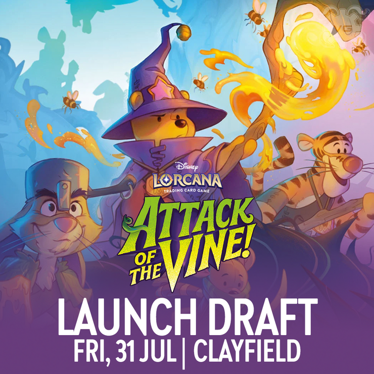 Lorcana: Attack of the Vine! Launch Draft @ Vault Games Clayfield