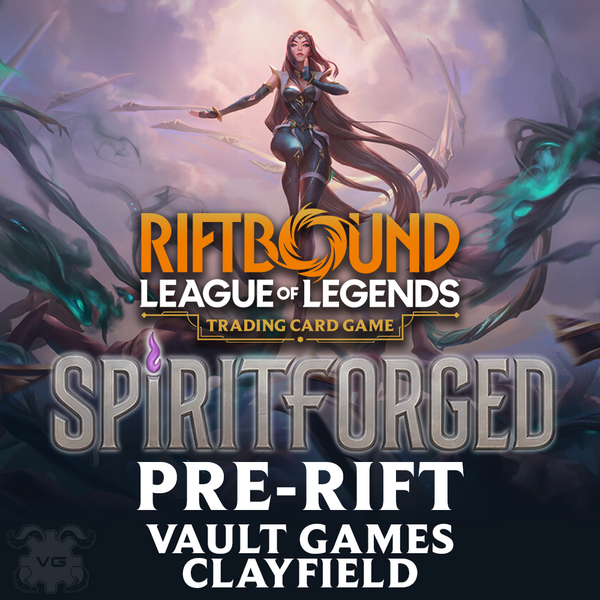 Riftbound: Spiritforged Pre-Rift Events @ Vault Games Clayfield