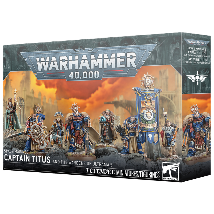 Space Marines Captain Titus & The Wardens of Ultramar