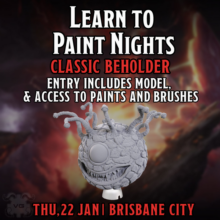 Brisbane Learn to Paint: Classic Beholder - Thu 22 Jan 2026
