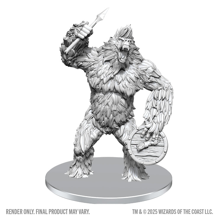 Classic Yeti - D&D Nolzur’s Minis