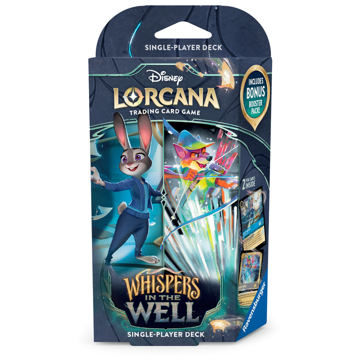 Whispers in the Well Starter Deck: Judy Hopps & Robin Hood- Sapphire/Steel