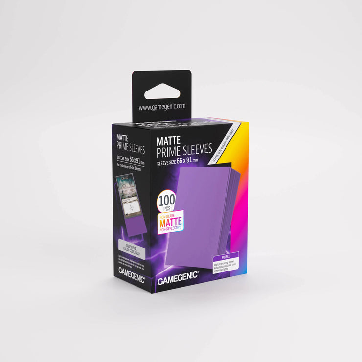 Gamegenic Matte Prime Sleeves - Purple (100pk)