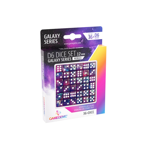 Nebula D6 12mm Dice Set (36) - Gamegenic Galaxy Series
