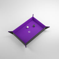 Magnetic Dice Tray: Rectangular - Purple/Black