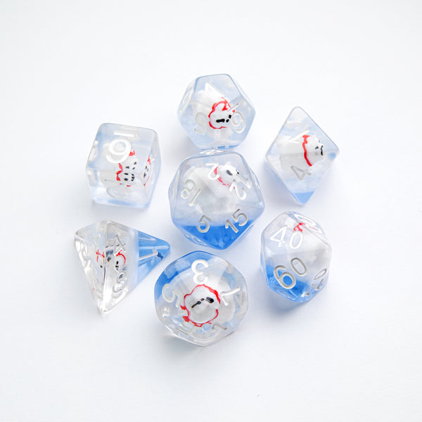 Polar Bear RPG Dice Set (7) - Gamegenic Embraced Series