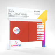 Gamegenic Matte Prime Sleeves - Red (100pk)