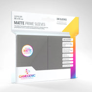 Gamegenic Matte Prime Sleeves - Dark Grey (100pk)